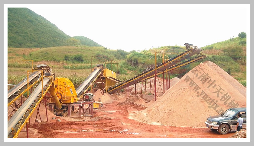 云南文山日产1500吨石英砂生产线